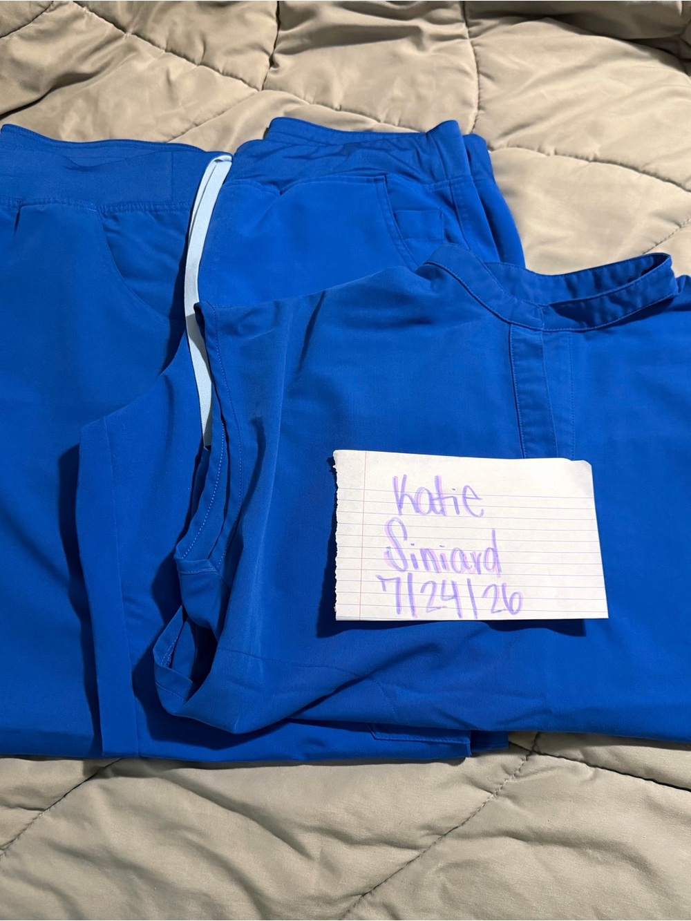 Figs Royal Blue petite large set